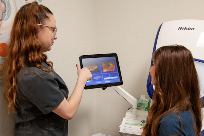 In-Office eye exam